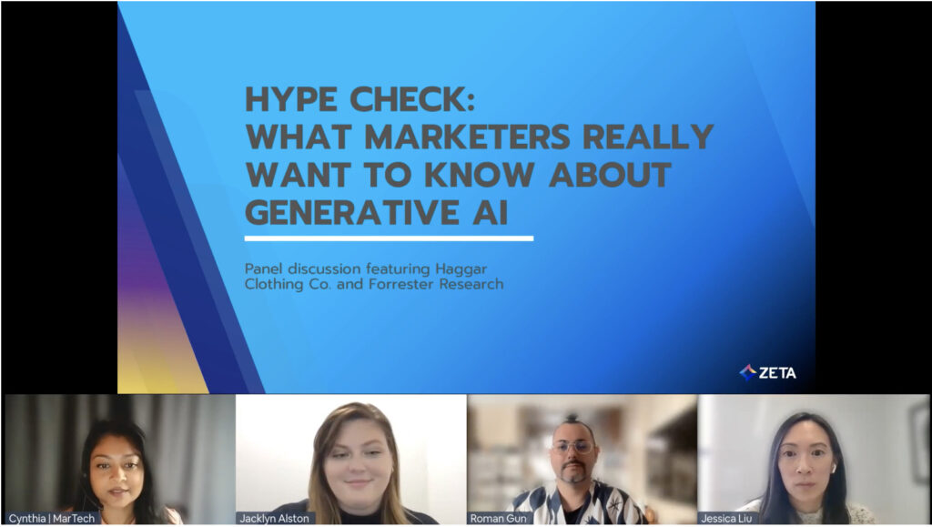 Webinar title page with video title