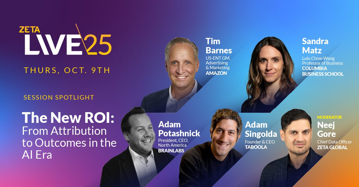 The New ROI - Zeta Live 2025