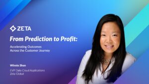 Cover image for From Prediction to Profit: Accelerating Outcomes Across the Customer Journey with Winnie Shen from Zeta NEXT Chicago
