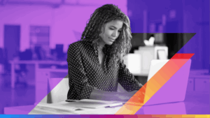 person looking at laptop for email marketing for customer acquisition article - marketecture