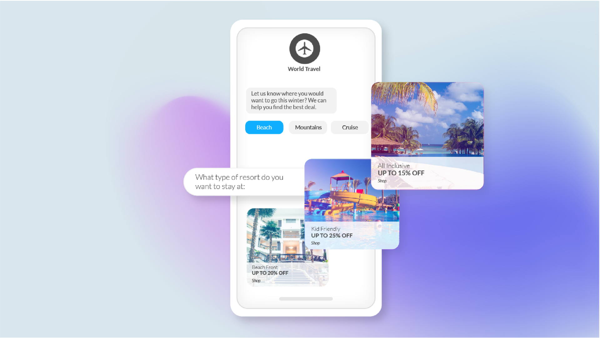 Screenshot of Zeta's Intelligent Mobile solutions